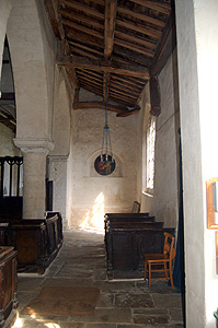 The south aisle looking east May 2011